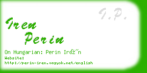 iren perin business card